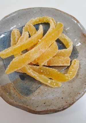 夏ミカンのピール-レシピのメイン写真