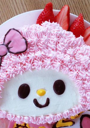 マイメロディ♡ ケーキ-レシピのメイン写真