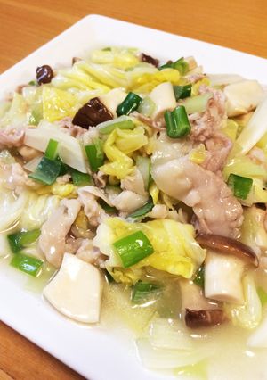 豚肉とキャベツのねぎ塩炒め-レシピのメイン写真