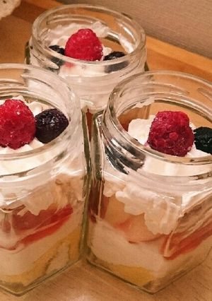 簡単ジャーケーキ-レシピのメイン写真