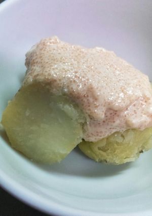 ふかしじゃがいものめんたいマヨソースあえ-レシピのメイン写真