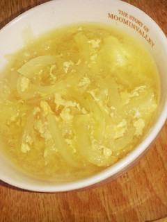 玉ねぎと卵の優しいスープ♪-レシピのメイン写真
