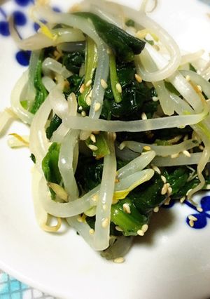 ほうれん草ともやしのナムル-レシピのメイン写真
