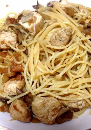たくあんパスタ-レシピのメイン写真