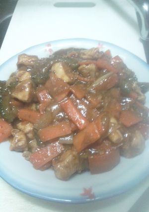 ゴーヤと鶏肉の味噌カレー炒め-レシピのメイン写真