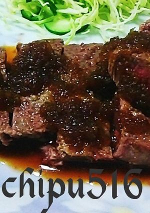 簡単 裏技安い肉を柔らかステーキソース付-レシピのメイン写真