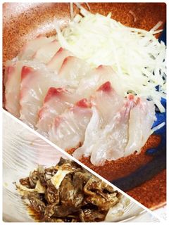 鯛の刺し身と鯛の湯引き-レシピのメイン写真