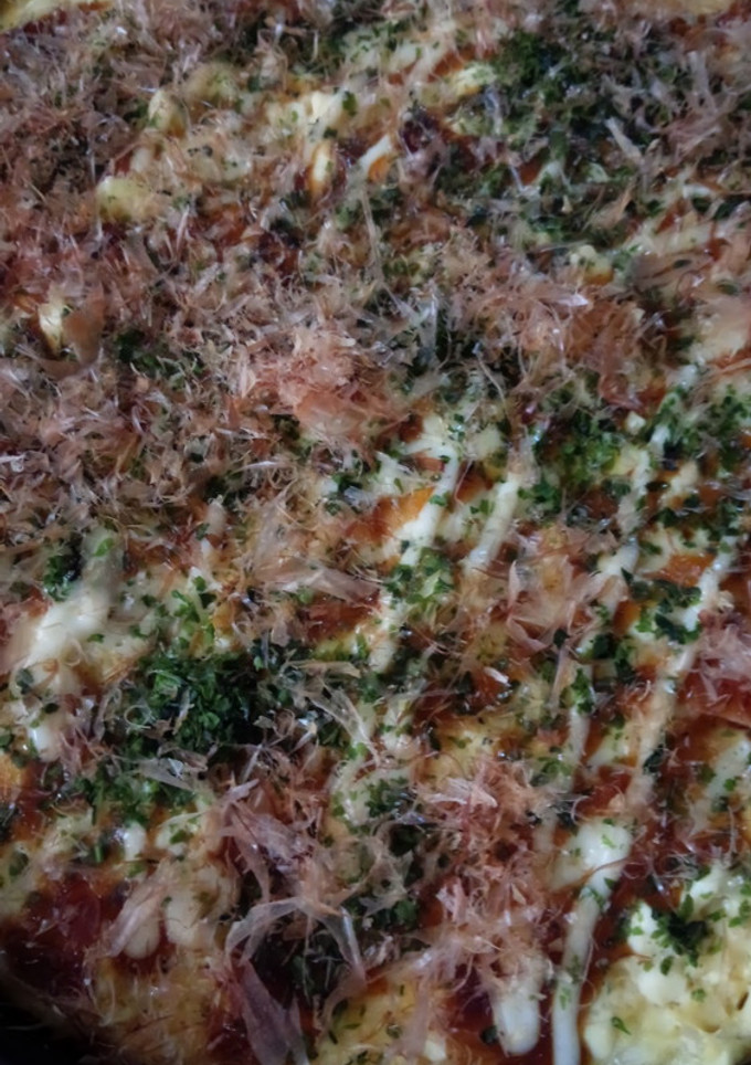 ふわふわ♡とろろと豆腐のお好み焼き風-レシピのメイン写真