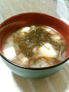 ✿旬✿生海苔と豆腐のお味噌汁-レシピのメイン写真