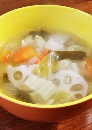 昆布茶で和風デトックススープ-レシピのメイン写真