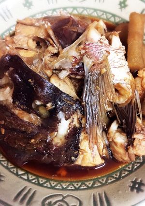 鯛のあら炊き-レシピのメイン写真