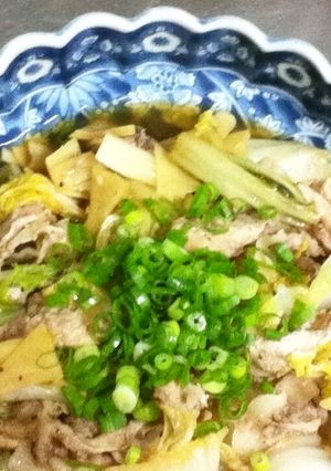 白菜と豚肉の蒸し煮ポンペイペッパー入り-レシピのメイン写真