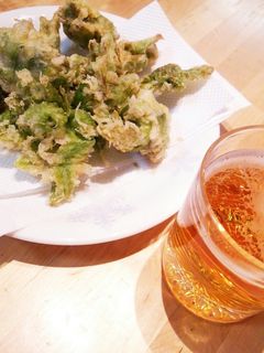 ふきのとうの天ぷら 炭酸水で失敗ナシ-レシピのメイン写真