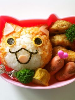 キャラ弁☆妖怪ウォッチ☆ジバニャン-レシピのメイン写真