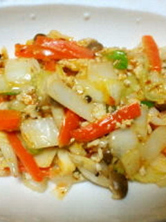 ★鶏挽肉と野菜のおかずラー油炒め★-レシピのメイン写真