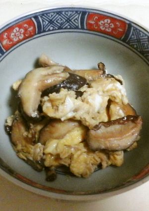 後片付けまで簡単すぎる椎茸の卵とじ-レシピのメイン写真