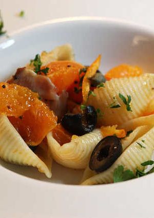 たんかんとショートパスタのサラダ♫-レシピのメイン写真