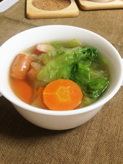 簡単!!野菜たっぷりコンソメスープ-レシピのメイン写真