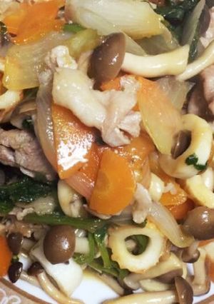 バターしょうゆ風味の野菜炒め-レシピのメイン写真