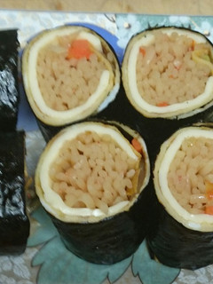 たらこ焼きそば海苔チーズロール-レシピのメイン写真