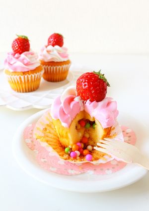ピニャータカップケーキ-レシピのメイン写真