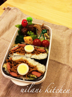 焼きそばで*簡単美味しいおにぎらず-レシピのメイン写真