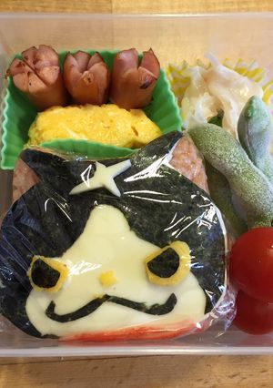 キャラ弁おにぎり 妖怪ウォッチフユニャン-レシピのメイン写真