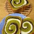 HBで長時間発酵 渦巻き抹茶あんぱん
