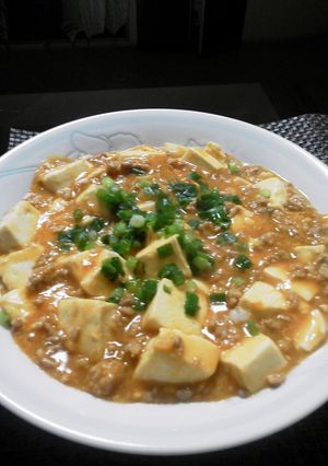 ピリ辛！コチュジャンで簡単手抜き麻婆豆腐-レシピのメイン写真