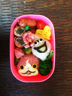 幼稚園児のお弁当〜ジバニャン&ウィスパ〜-レシピのメイン写真