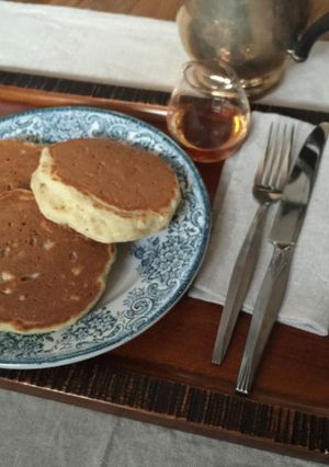 酒粕と生姜とほうじ茶のパンケーキ-レシピのメイン写真