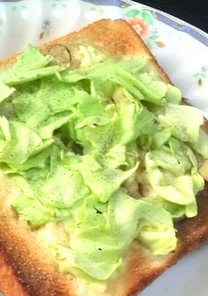 簡単朝ごはん♪材料2つの簡単トースト-レシピのメイン写真