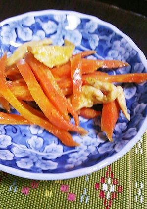 お弁当にも、にんじんのカレーきんぴら♪-レシピのメイン写真