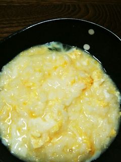 ごはんで簡単 卵がゆ-レシピのメイン写真