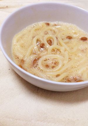 手軽に☆納豆うどん-レシピのメイン写真