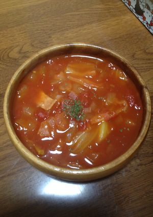 かんたんトマトスープ-レシピのメイン写真