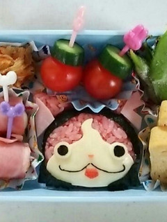 キャラ弁 ニャンパチ先生(妖怪ウォッチ)-レシピのメイン写真