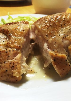 鶏胸肉のチーズ挟み焼き♡-レシピのメイン写真