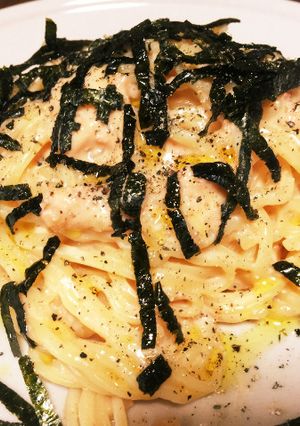 マルちゃん焼きそばたらこDE明太バスタ-レシピのメイン写真