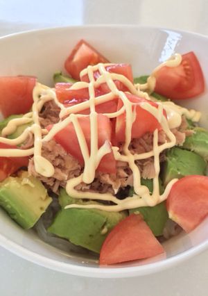 しらたきでダイエット♡サラダうどん！-レシピのメイン写真