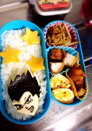 幼稚園弁当！ドラゴンボールのゴテンクス？-レシピのメイン写真