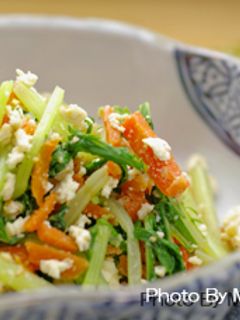 水菜の白和え(カロリー表示付き)-レシピのメイン写真
