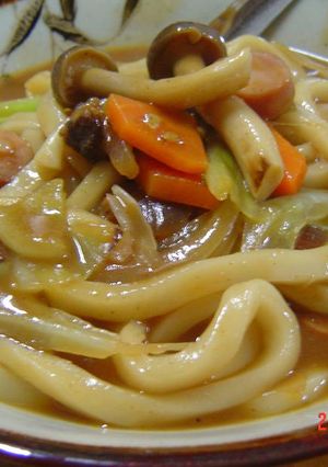 ずぼらｄｅカレーうどん-レシピのメイン写真