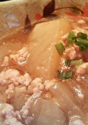 寒い日にはとろ～り★大根の鶏そぼろあん煮-レシピのメイン写真