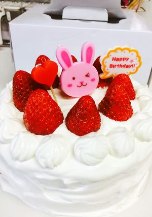 旦那が褒めてくれたショートケーキ♩-レシピのメイン写真