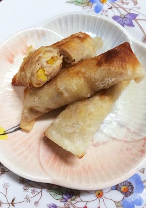 餃子アレンジ☆幼児も食べれる ツナコーン-レシピのメイン写真