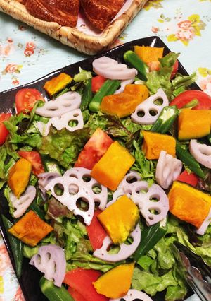 お腹も膨れるオカズサラダ♡-レシピのメイン写真