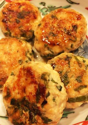 鶏ミンチと大葉の超簡単つくね-レシピのメイン写真