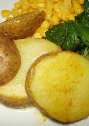 付け合わせに☆カレー風味のポテトソテー-レシピのメイン写真