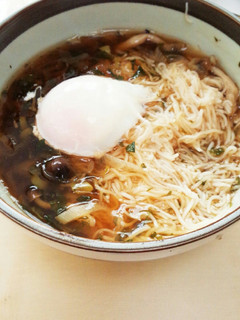 簡単きのことネギの餡掛けそうめん-レシピのメイン写真